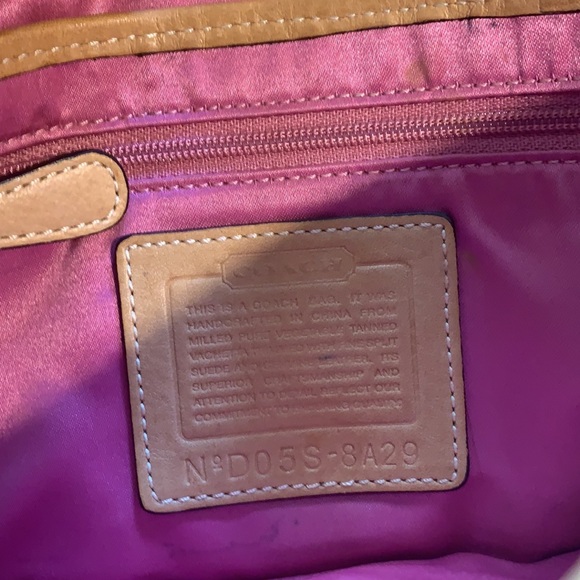 Coach studded vachetta leather shoulder bag - Picture 11 of 14